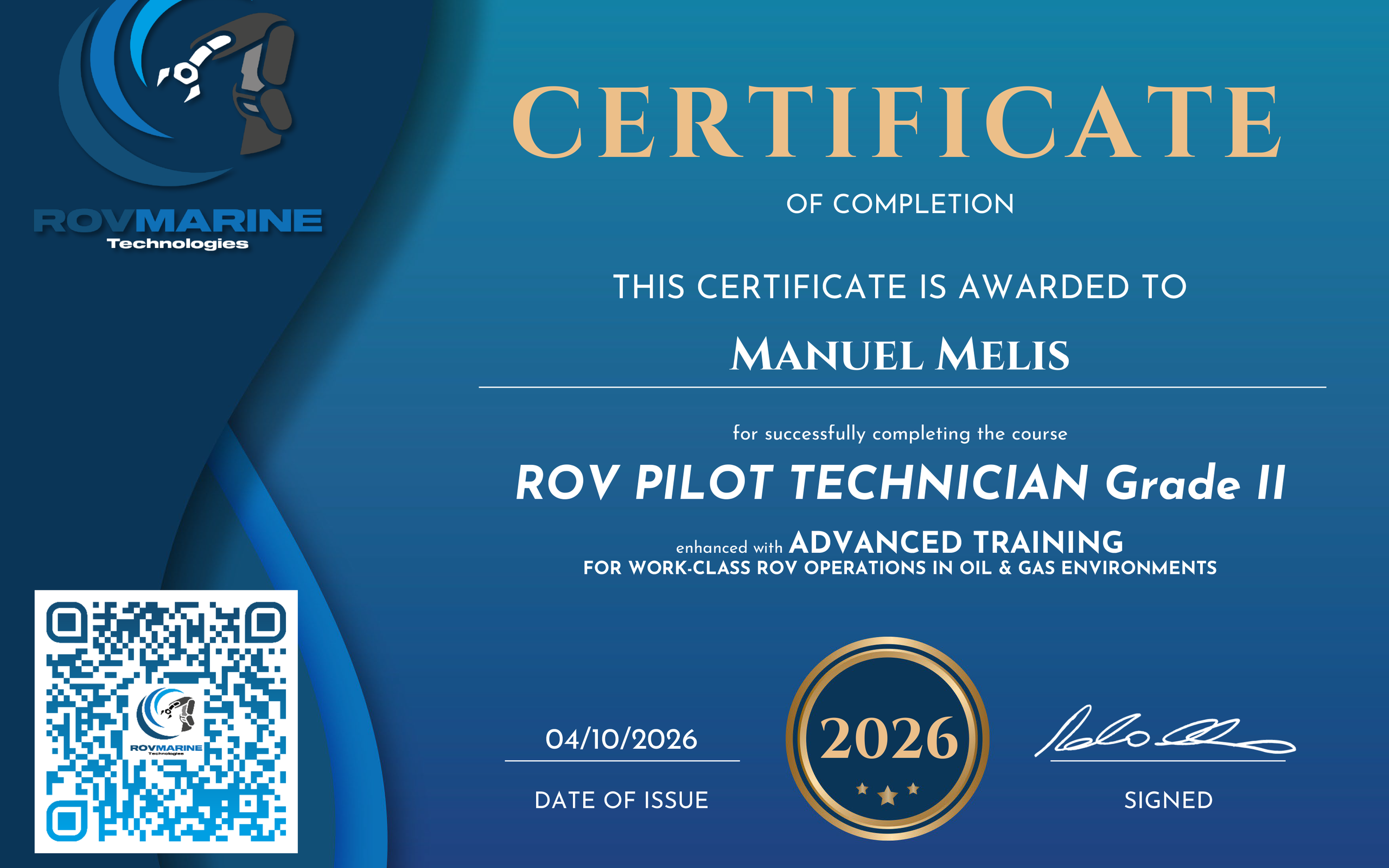ROV Melis RM 026 006